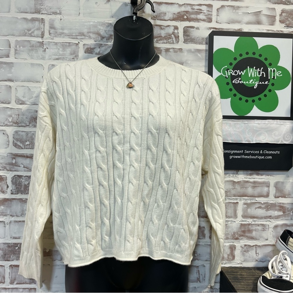 Calvin Klein Jeans cream Crewneck Sweater XL